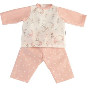 Schildkrot poppenkleding roze pyjama voor pop van 32,37,45,52cm