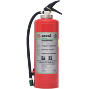 Saval - Bioclass - Brandblusser - 6 liter - Handmatig - Fluorvrij