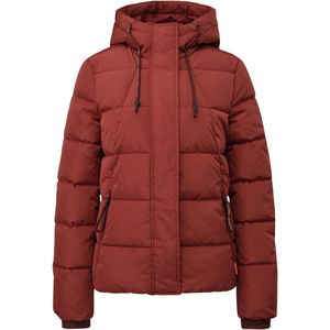 Buitenjas - Halflange Gewatteerde Jas - Met Vaste Capuchon - Voor Buitenavonturen