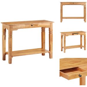 vidaXL Wandtafel - Wandtafels - Tafel - Consoletafel - Wandtafel 100x40x76 cm massief acaciahout