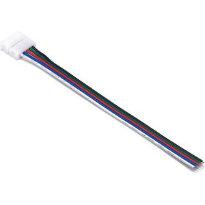 12mm 5 Pin RGBW RGBWW LED Click to Wire 15cm Connector kabel draad