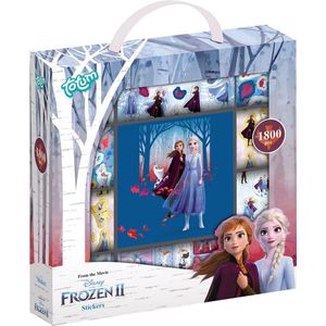 Disney Frozen Totum 12 rollen stickers met stickerboek 500 stuks