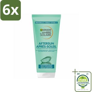 Garnier - Ambre Solaire - Aftersun Melk - Reisformaat - 100 ml - Voordeelverpakking - 6 stuks - Zonnebrand nabehandeling - Aftersun