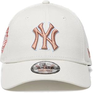 New Era 9fortyâ® Mlb Patch New York Yankees Cap 60503506 - Kleur Beige - Maat 1SIZE