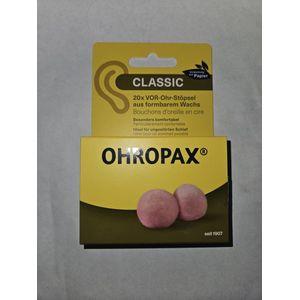 OHROPAX - Classic - Oordoppen - Cire - SNR 21 dB