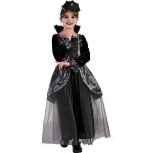 LUCIDA - Vleermuis gravin kostuum voor meisjes - L 128/140 (10-12 jaar)