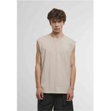 Urban Classics - Shirt - Beige - Mouwloos - Normale Pasvorm