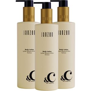 JANZEN Body Lotion &C Lychee Blossom & Shine 3-pack