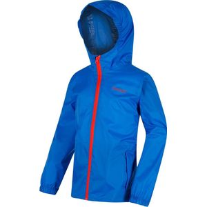 Regatta - Kids Pack It III Opvouwbaar Kinder Regenjack - Blauw - Maat 104