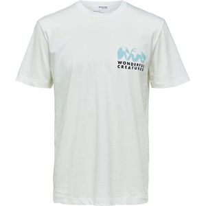 Selected Relaxed Joey T-shirt Met Korte Mouwen Wit 2XL Man