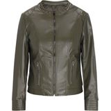 Usha - Tussenjas - Olijfgroen