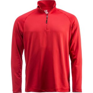 Cutter & Buck - Coos Bay - Half Zip - Heren - Polyester - Vochtafvoerend