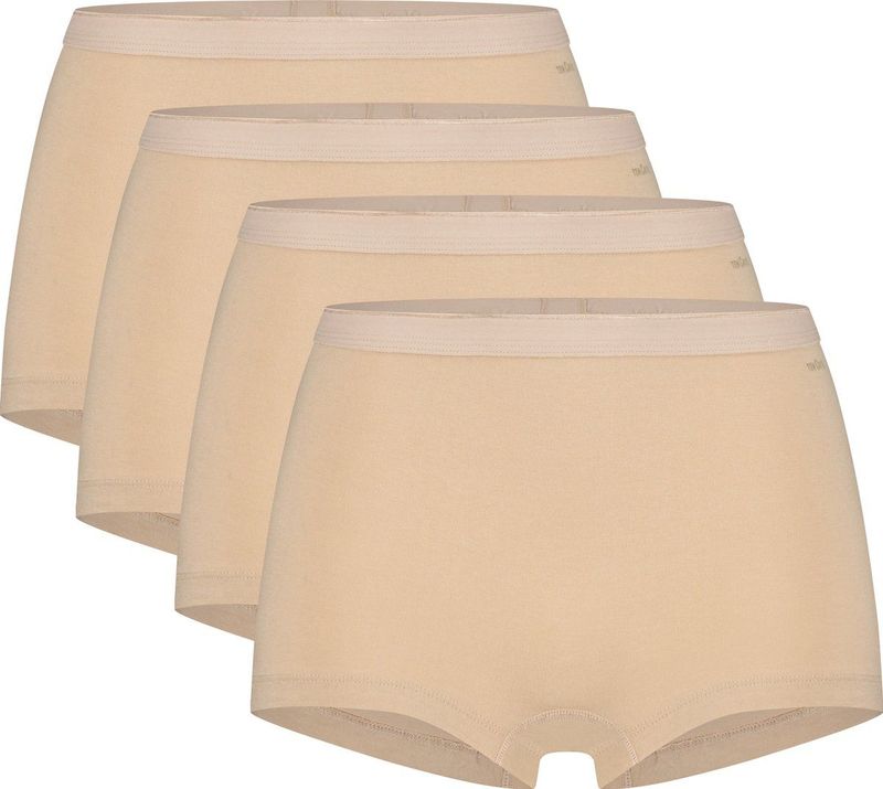 Ten Cate 4-pack Basic dames Shorts Organic - 32419 - XXL - Beige