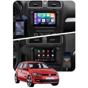 ADIVOX 8 inch geschikt voor Volkswagen/Seat/Skoda Android 14 2GB/32GN 8CORE CarPlay/Auto/Wifi/GPS/RDS/DSP/5G/PiP/DAB+