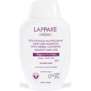 Lappare Hair Care Shampoo - Polygonum Multiflorum, Biotine, Procapil, Trichogen, Fo-Ti en kruidenextracten tegen haaruitval - 300 ml