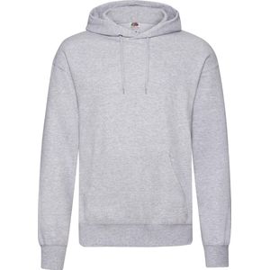 Fruit Of The Loom Heren Sweatshirt Met Capuchon / Hoodie (Heather Grijs)