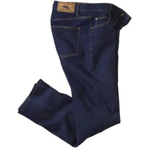 ATLAS FOR MEN - Donkerblauwe stretchjeans - Heren - Verkrijgbaar in grote maten - W36