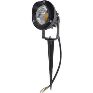 PRIKSPOT - 7 WATT - IP65 - 5000K - Buitenverlichting - Tuinspot - Tuinverlichting - Grondspot - Met grond pen - Kantelbaar - Padverlichting