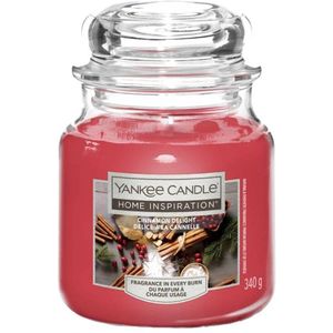 Yankee Candle Home Inspiration - Cinnamon Delight Medium Jar - 75 branduren