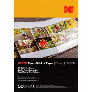 Kodak zelfklevend fotopapier A4 glanzend 50 vel