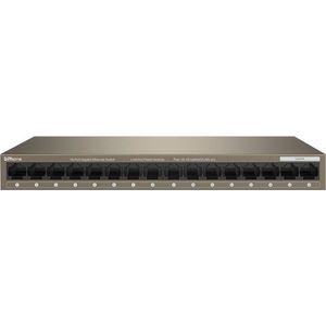 DrPhone OptiNet - 16 Poorten - Gigabit Ethernet Switch - Grijs