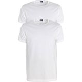 Alan Red Derby Heren T-shirt Extra Lang Wit Rond 2-Pack - M