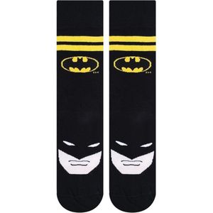 SOXO Heren Batman Sokken met Gele Streep - Maat 40-45