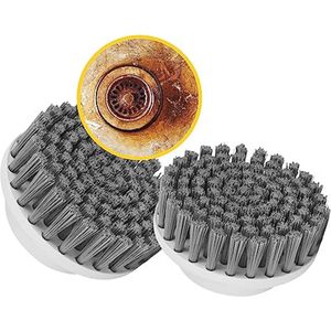 Ronde Opzetborstels voor Elektrische Spin Scrubber - 2 Stuks voor Efficiënte Schoonmaak