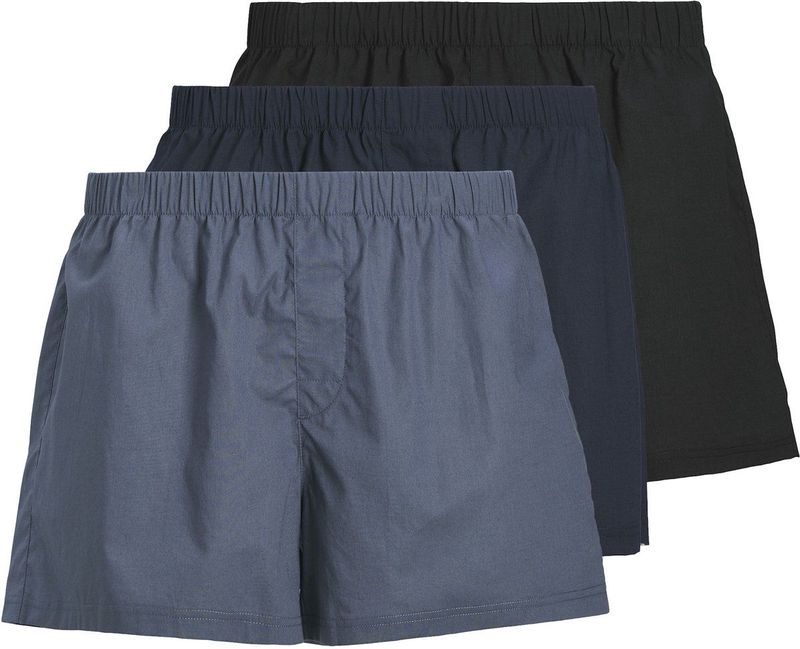 Jack & Jones - JACMILANO - Boxershorts - Donkerblauw/Zwart - 3-Pack
