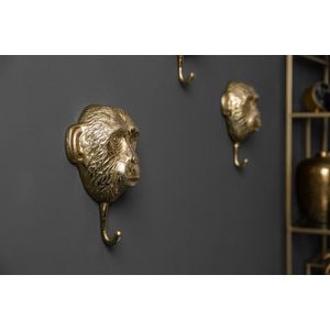 Extravagante jashaak set van 3 THREE APES 25cm goud handgemaakt - 40388