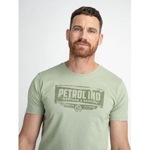 Petrol Industries - Heren Artwork T-Shirt - Groen - Maat XXXL