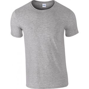 T-shirt Heren 5XL Gildan Ronde hals Korte mouw RS Sport Grey 90% Katoen, 10% Polyester