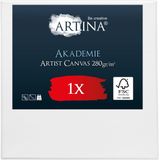 Artina Akademie – Schilderdoeken Canvas 50x50 cm – Spieraam van FSC® Hout – Wit Canvas 100% Katoen – 280 g/m147