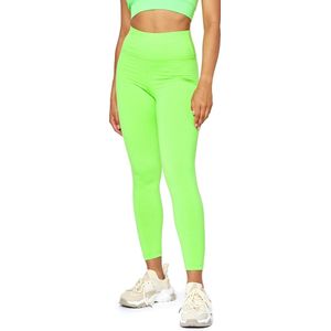 Bellivalini Dames Leggings - Sport - Neon - Vrijetijdsbroek - Lang - Polyester - BLV-BLV50-295-LE - Neon Groen - XL