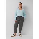 s.Oliver - Flanellen Broek - Taps Toelopend - Relaxte Pasvorm