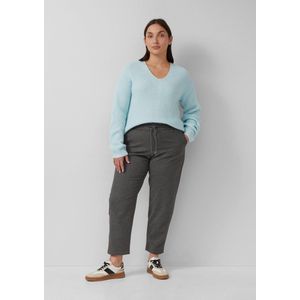 s.Oliver - Flanellen Broek - Taps Toelopend - Relaxte Pasvorm