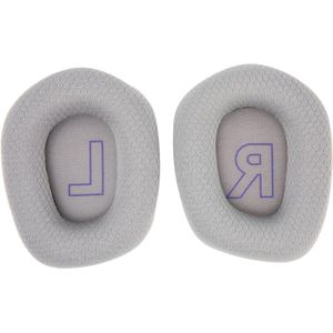 Vervangende Oorkussens voor Logitech G733 Hoofdtelefoon - Grijs Leer - Geluidsisolatie - Ademend Gaas