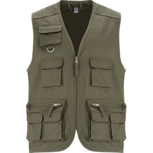 Groen Multi functioneel Werkvest Maat 3XL