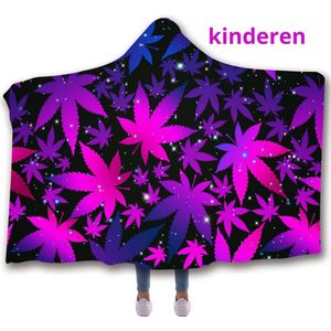 Bovista Plaid - Hoodie Deken Met Mouwen - Onesie - Fleece Blanket - Knuffeldeken - Dames - Heren - Kinderen - Space - Kinderen
