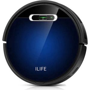 Majesticmania Robotstofzuiger - ILIFE B5 Max - Appbediening - Robotstofzuiger Met Laadstation - 2000Pa - Dun - 76mm - Robotstofzuiger Met Dweilfunctie - Vacuümzuiger - 120 minuten - G Slam- Navigatiesysteem - Zwart