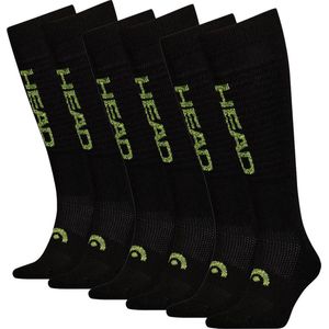 HEAD - Logo Kneehigh - Skisokken - Black Combo - 6-pack