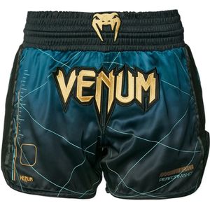 Venum Tactical XT Muay Thai Shorts Zwart Bosgroen - L