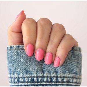 BIMA Nails - Gellak Nagel Stickers - Gel Nagel Wraps - Nail Art - UV lamp nodig - Coral Pink