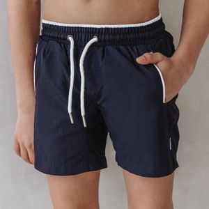 Coral Beachwear - Zwembroek jongens - Donkerblauw - Zwemshort jongens