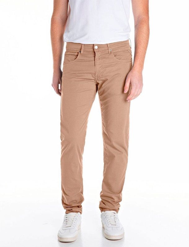 Replay Mf972.000.8521575 Spijkerbroek Beige 38 / 32 Man