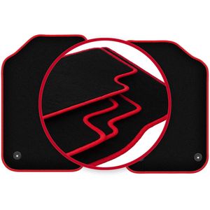 CARLUX-RED automatten voor: MG F / TF coupé, cabrio (2007-2011)
