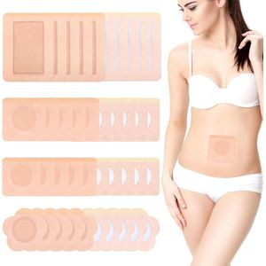 JGS Premium - Organische Castor Olie Wraps voor Buik, Rug, Nek - 40 Stuks - Warm/Koud Compress