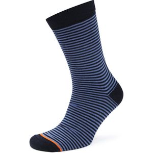Suitable Sokken Streep Blauw - Maat 42-46 - Heren - Halfhoge sokken