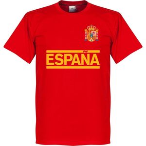 Spanje Team T-Shirt - Rood - L