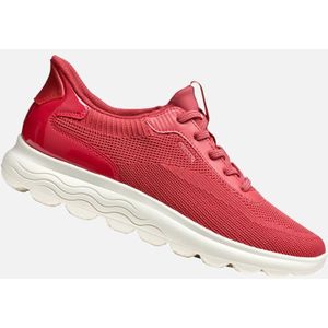 Geox - Spherica Plus A - Damestrainers - Koraal - Ademend en Ultra-Gedempt